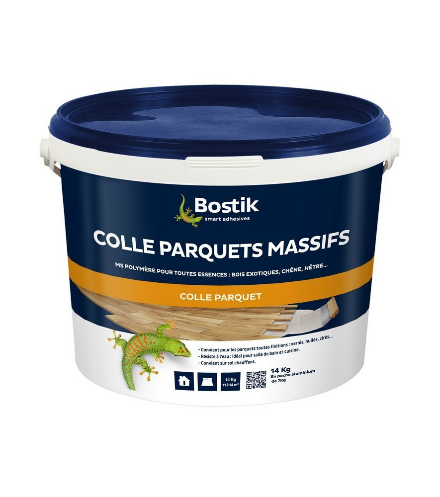 Colle BOSTIK pour parquets massifs 14kg