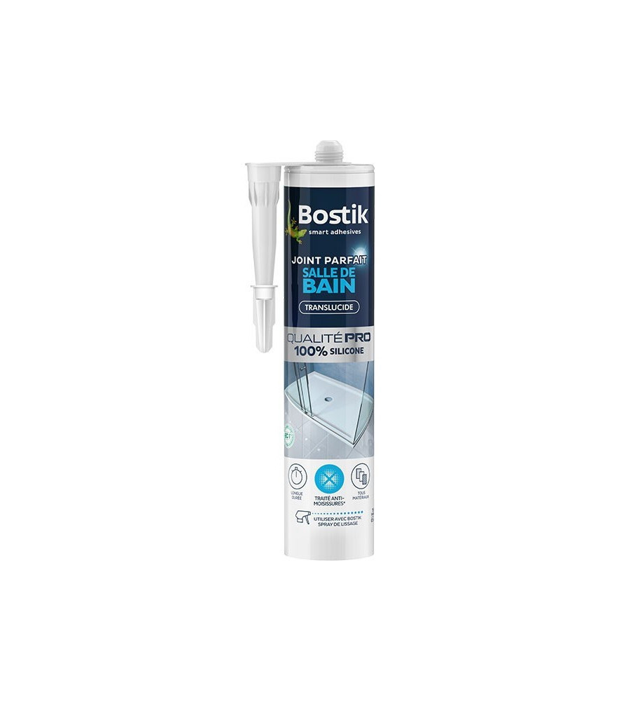 BOSTIK Joint Parfait Salle de Bain Transparent 280ml