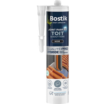 BOSTIK Joint Parfait Toit et Gouttière noir 290ml