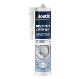 Colle de fixation Polystyrène et Moulures BOSTIK MSP 121 290ml