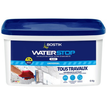 Résine d'étanchéité BOSTIK Waterstop blanc 6kg