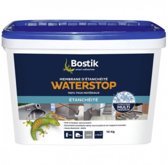 Résine d'étanchéité BOSTIK Waterstop gris 14kg