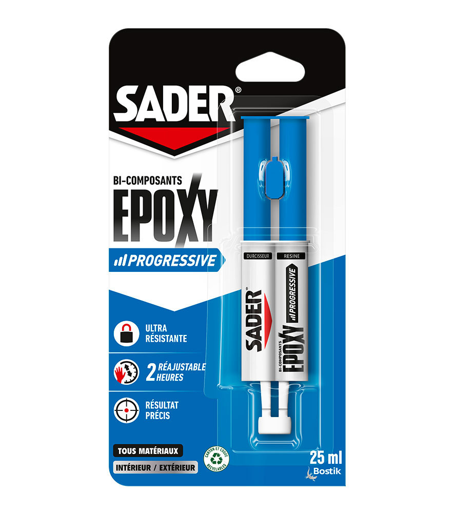 Colle Epoxy SADER progressive 25ml