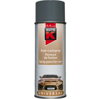 Peinture de finition AUTO-K 400ml gris galinite satin