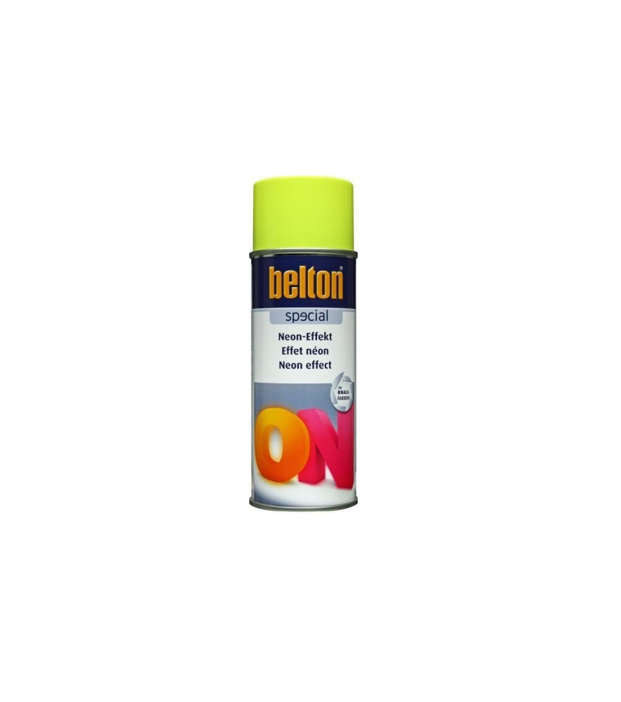 Peinture BELTON Effet néon jaune 400ml