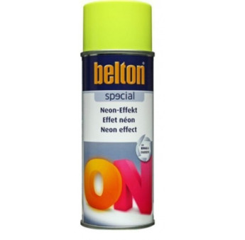 Peinture BELTON Effet néon jaune 400ml