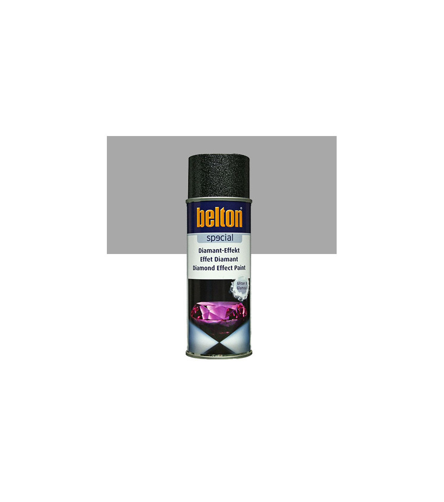 Peinture effet diamant BELTON argent 400ml