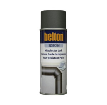 Peinture BELTON haute température gris fonte 400ml