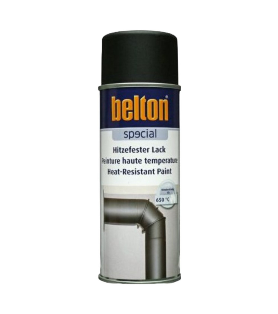 Peinture BELTON haute température noir 400ml