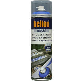 Peinture BELTON marquage TP & Forestier bleu néon 0,5L