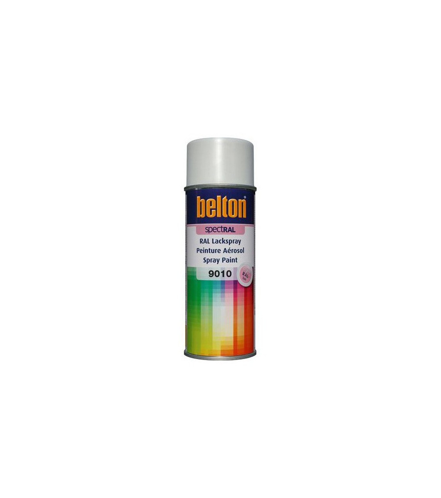 Peinture BELTON spectral mat RAL 9010 blanc pur 400ml