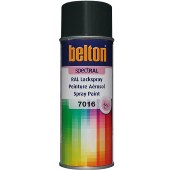 Peinture BELTON spectral mat 400ml gris anthracite