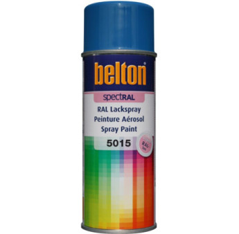 Peinture BELTON spectral brillant RAL 5015 bleu ciel 400ml