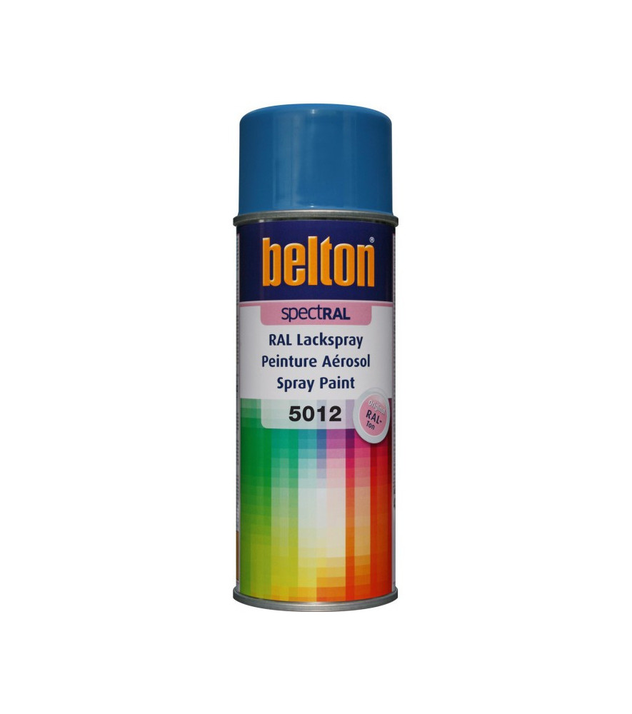 Peinture BELTON spectral brillant RAL 5012 bleu clair 400ml