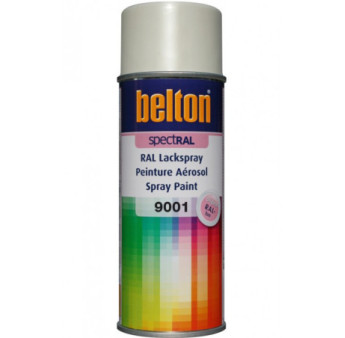 Peinture BELTON spectral brillant RAL 9001 blanc crème 400ml