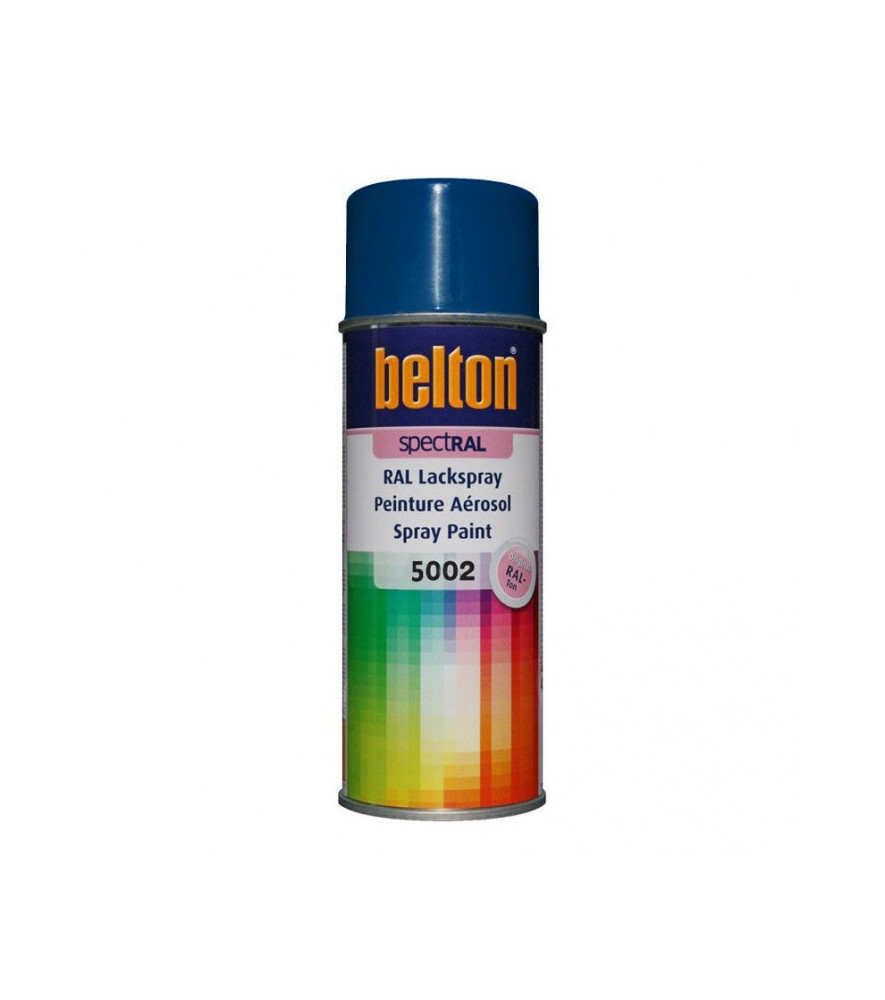 Peinture BELTON spectral brillant RAL 5002 bleu outremer 400ml