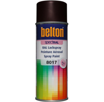 Peinture BELTON spectral brillant RAL 8017 brun chocolat 400ml