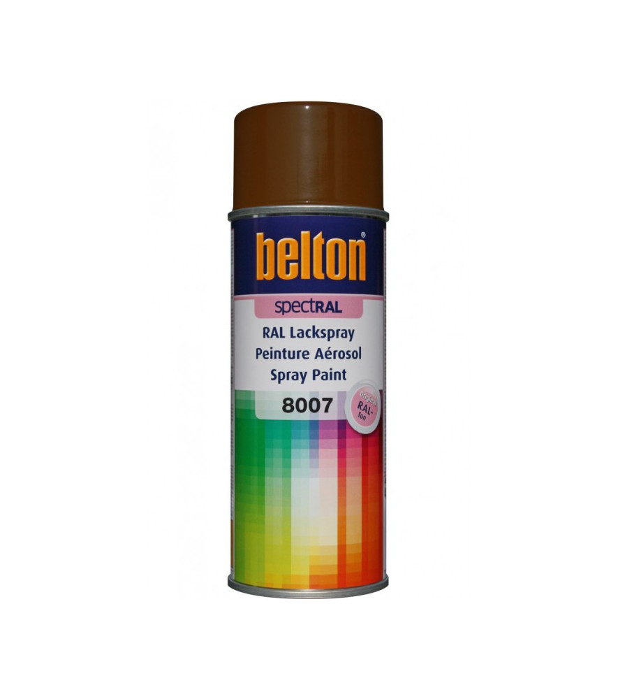 Peinture BELTON spectral brillant RAL 8007 brun fauve 400ml