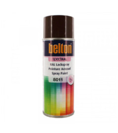 Peinture BELTON spectral brillant RAL 8011 brun noisette 400ml