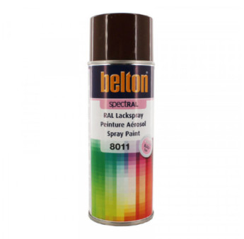 Peinture BELTON spectral brillant RAL 8011 brun noisette 400ml