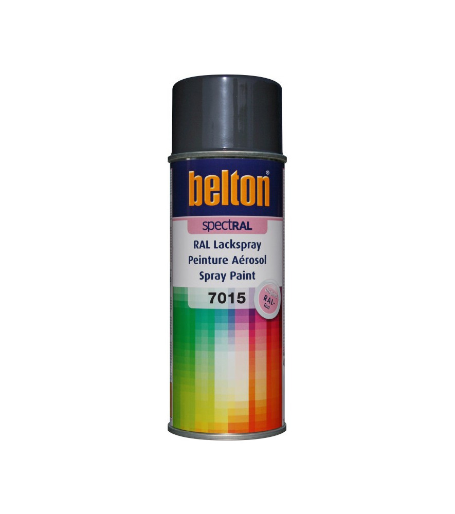 Peinture BELTON spectral brillant RAL 7015 gris ardoise 400ml