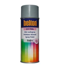 Peinture BELTON spectral brillant RAL 7001 gris argent 400ml