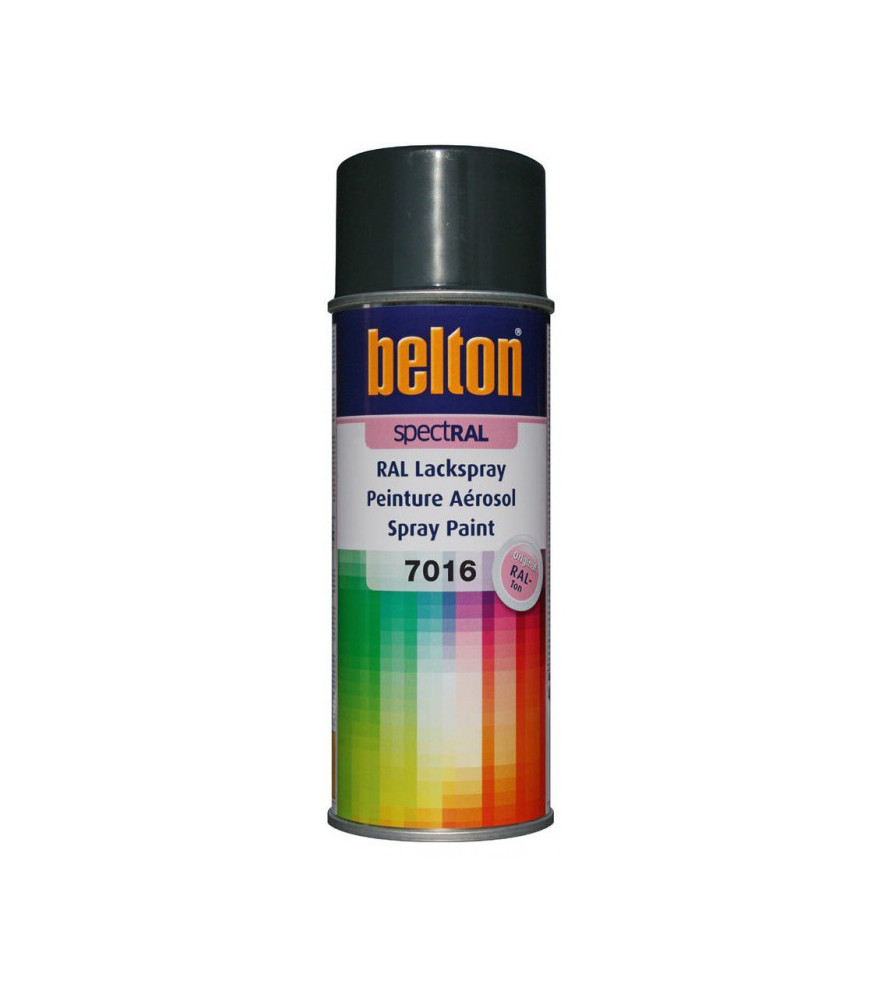 Peinture BELTON spectral brillant RAL 7016 gris anthracite 400ml