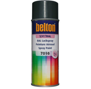 Peinture BELTON spectral brillant RAL 7016 gris anthracite 400ml