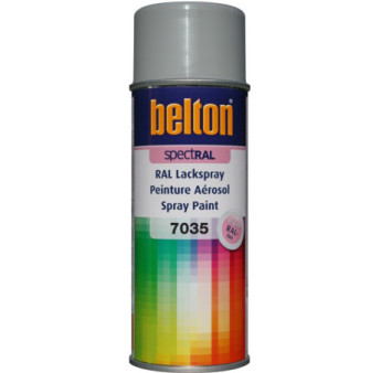 Peinture BELTON spectral brillant RAL 7035 gris clair 400ml