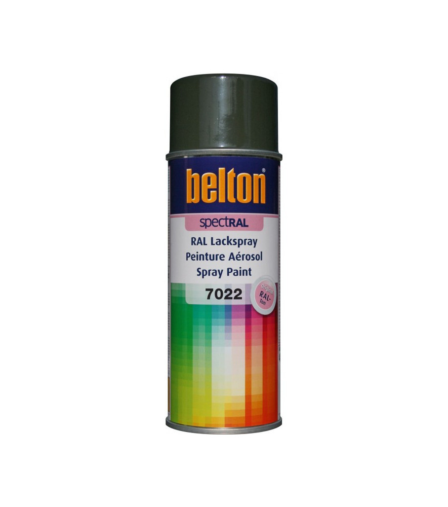 Peinture BELTON spectral brillant RAL 7022 gris ombre 400ml