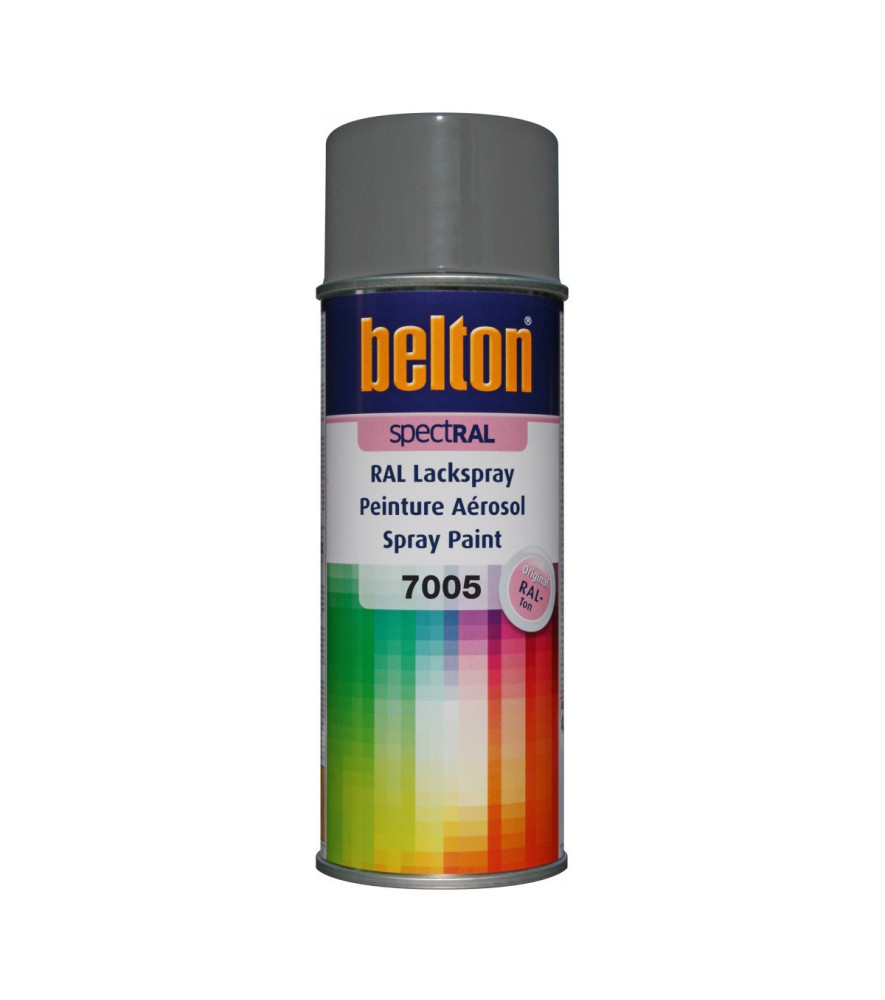 Peinture BELTON spectral brillant RAL 7005 gris souris 400ml