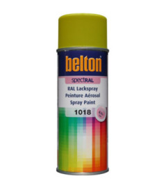 Peinture BELTON spectral brillant RAL 1018 jaune zinc 400ml