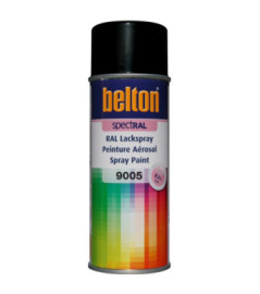 Peinture BELTON spectral brillant RAL 9005 noir foncé 400ml