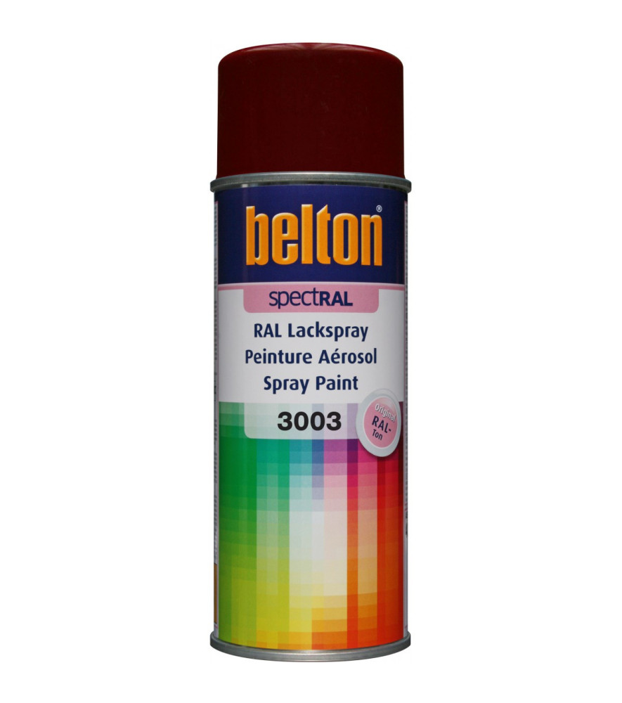 Peinture BELTON Spectral brillant RAL 3003 rouge rubis 400ml