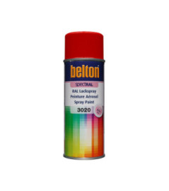 Peinture BELTON spectral brillant RAL 3020 rouge signalisation 400ml