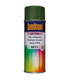 Peinture BELTON spectral brillant RAL 6011 vert reseda 400ml