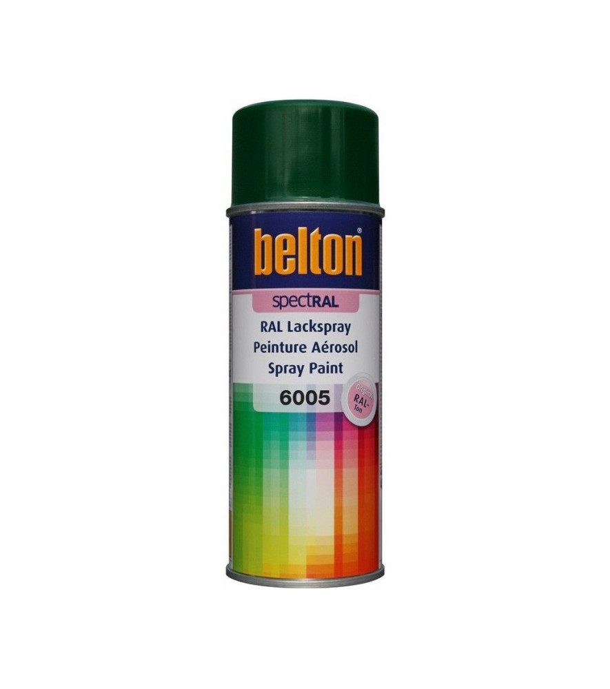 Peinture BELTON spectral brillant RAL 6005 vert mousse 400ml