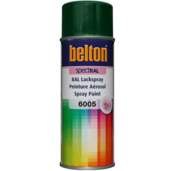 Peinture BELTON spectral brillant RAL 6005 vert mousse 400ml