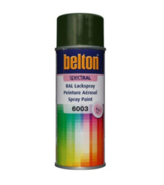 Peinture BELTON Spectral brillant RAL 6002 vert olive 400ml