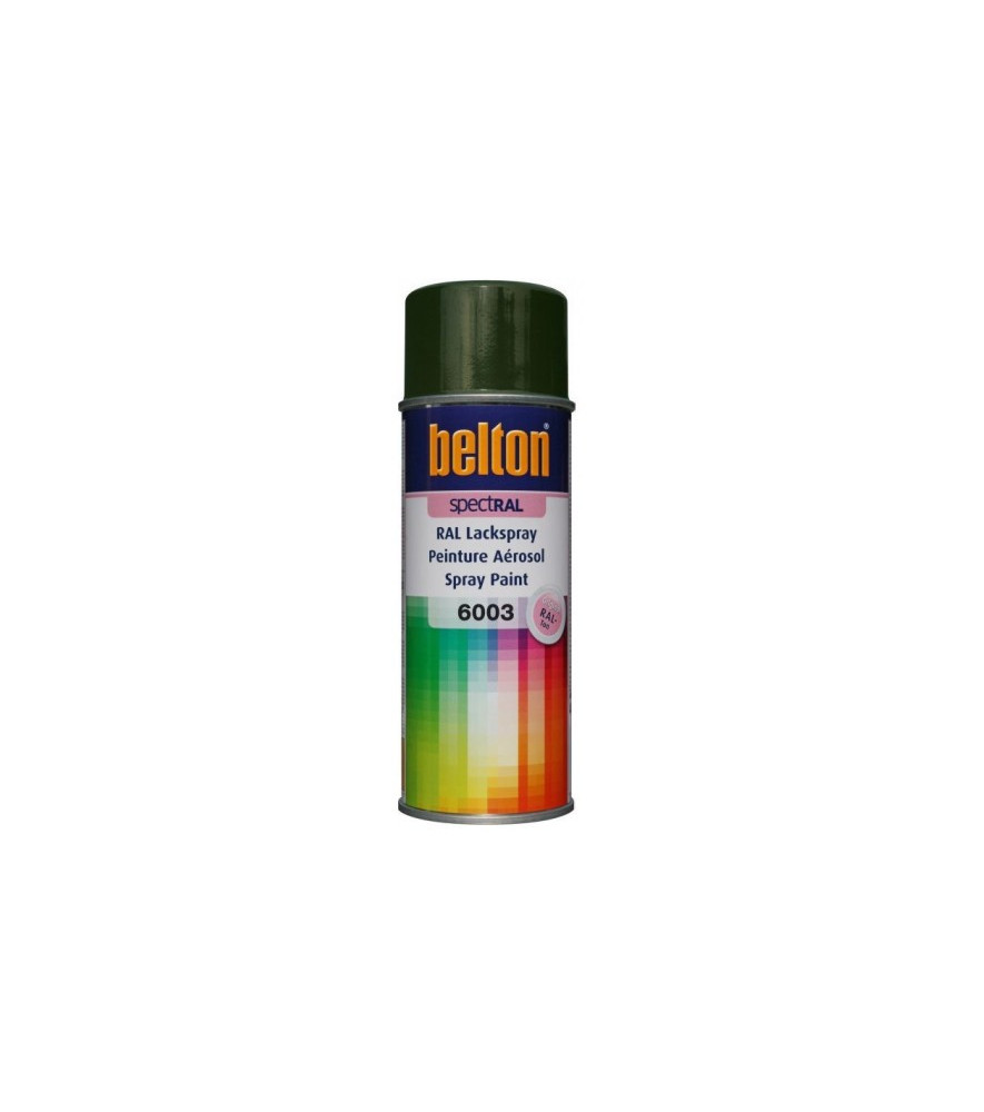 Peinture BELTON Spectral brillant RAL 6002 vert olive 400ml