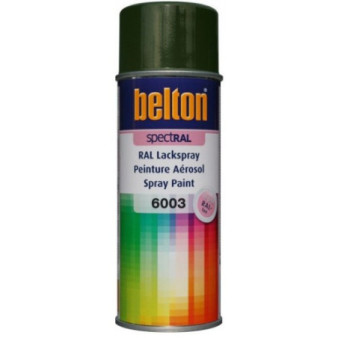 Peinture BELTON Spectral brillant RAL 6002 vert olive 400ml