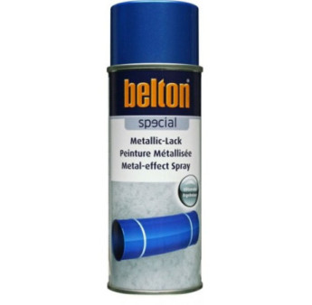 Peinture BELTON effet métallisé bleu 400ml