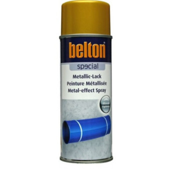 Peinture BELTON effet métallisé or 400ml