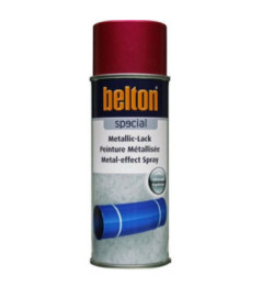 Peinture BELTON effet métallisé rouge 400ml