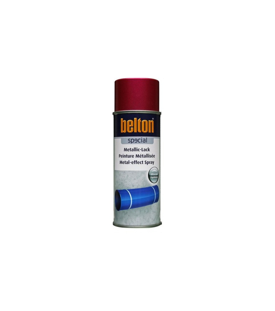 Peinture BELTON effet métallisé rouge 400ml