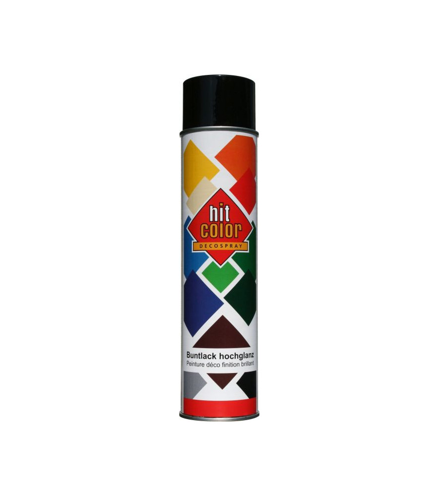 Peinture BELTON hit color noir brillant 600ml