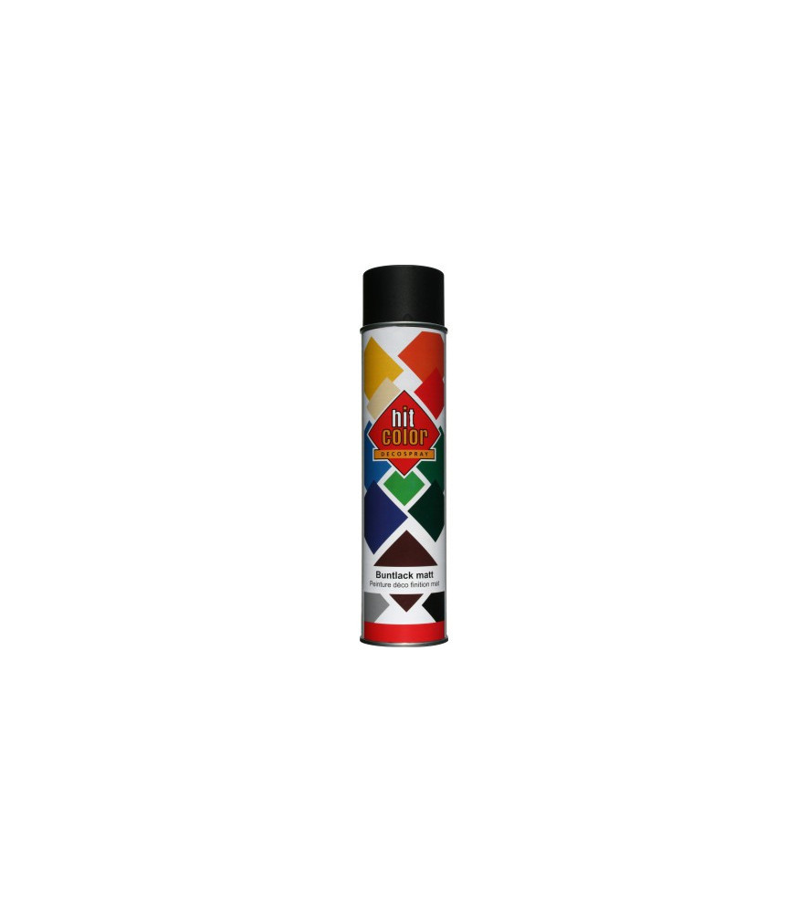 Peinture BELTON hit color noir mat 600ml