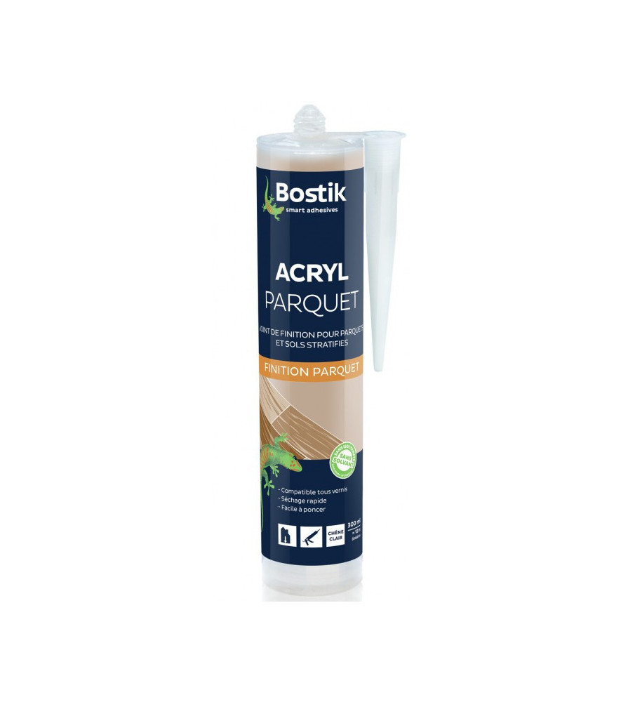 Mastic BOSTIK Acryl parquet chêne clair 310ml