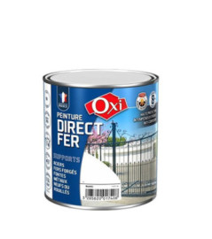 Peinture OXI direct fer blanc 0,5L