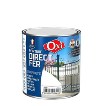 Peinture OXI direct fer blanc 0,5L